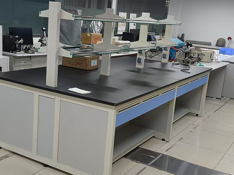 Steel Wood Lab Bench Project Case for Physics Laboratory