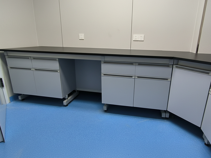 steel-wood laboratory workbench