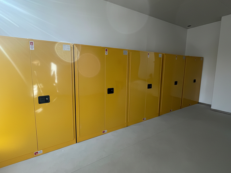 HJSLab Full Steel Gas Cylinder Cabinet Smart Monitoring Systems for Russian Laboratories