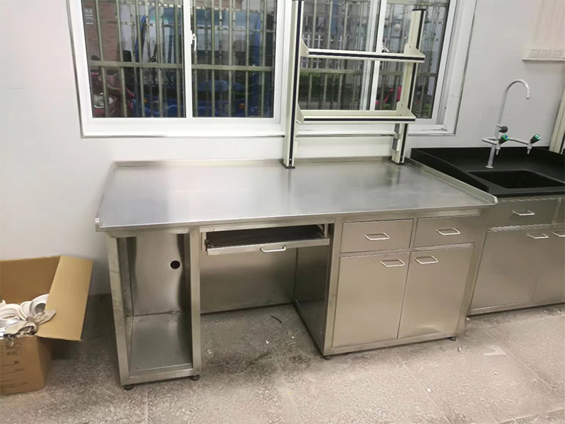 HJSLab Stainless Steel Lab Bench Weld Polishing Process GOST Cleanroom Solutions for Russia